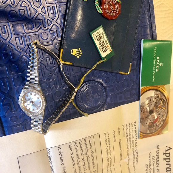 ROLEX Ladies President Platinum with Diamond Bezel - Picture 11 of 14